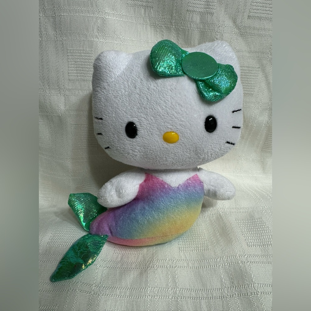Ty Beanie Boo Sanrio Hello Kitty mermaid plush pre loved no tag